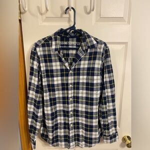 Cotton Mossimo Button-Up